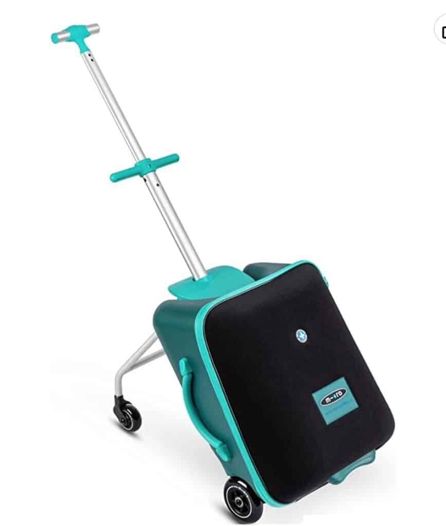 New Model Kids Hard Shell Luggage Kids Travel Riding Suitcase with