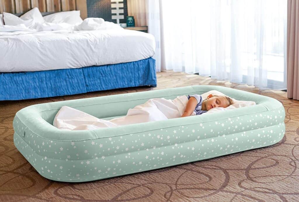 inflatable toddler travel bed