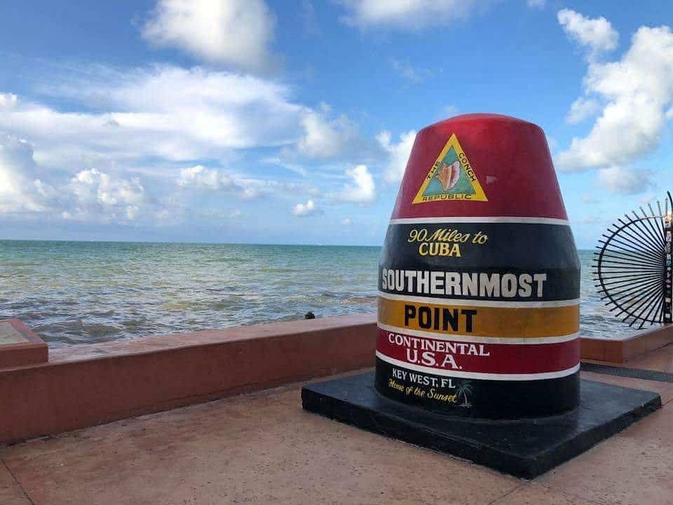 things to do in the keys with families - southernmost point in the us